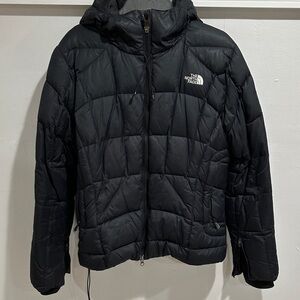 The North Face Charcoal Quilted Jacket